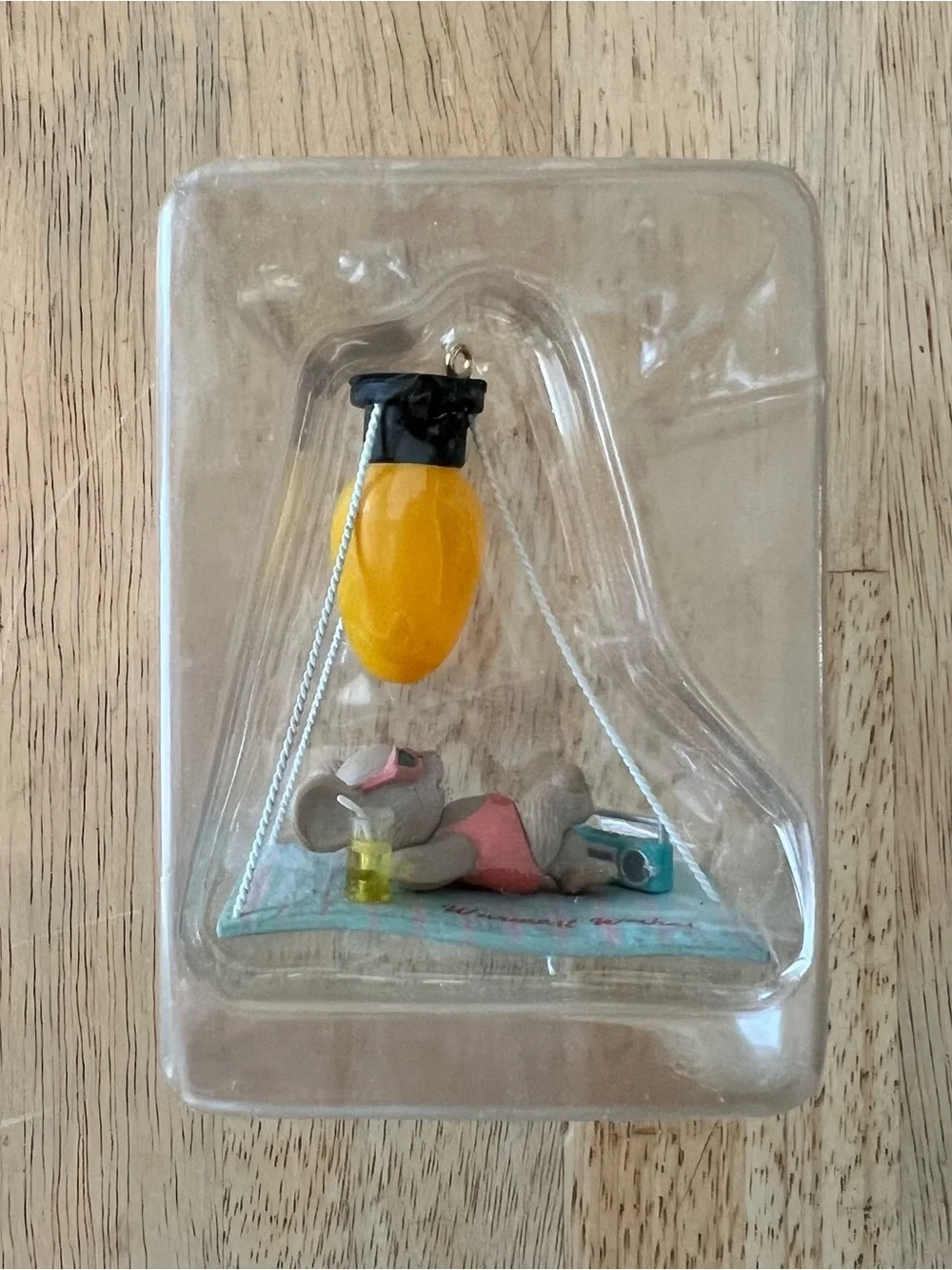 Vintage Enesco “Warmest Wishes” Ornament
